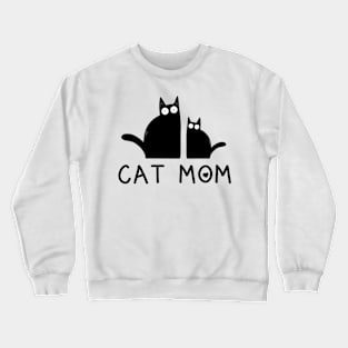 Cat Mom Crewneck Sweatshirt